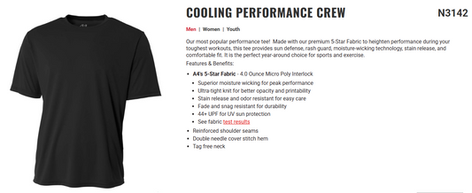 A4 Cooling Performance T-Shirt-Adult